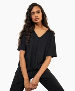 Studio Anneloes Top & T-Shirt Vicky Shirt Zwart Dessin*Dames T-Shirts & Tops