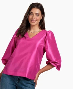 Studio Anneloes Top Laudi Taft Paars*Dames T-Shirts & Tops