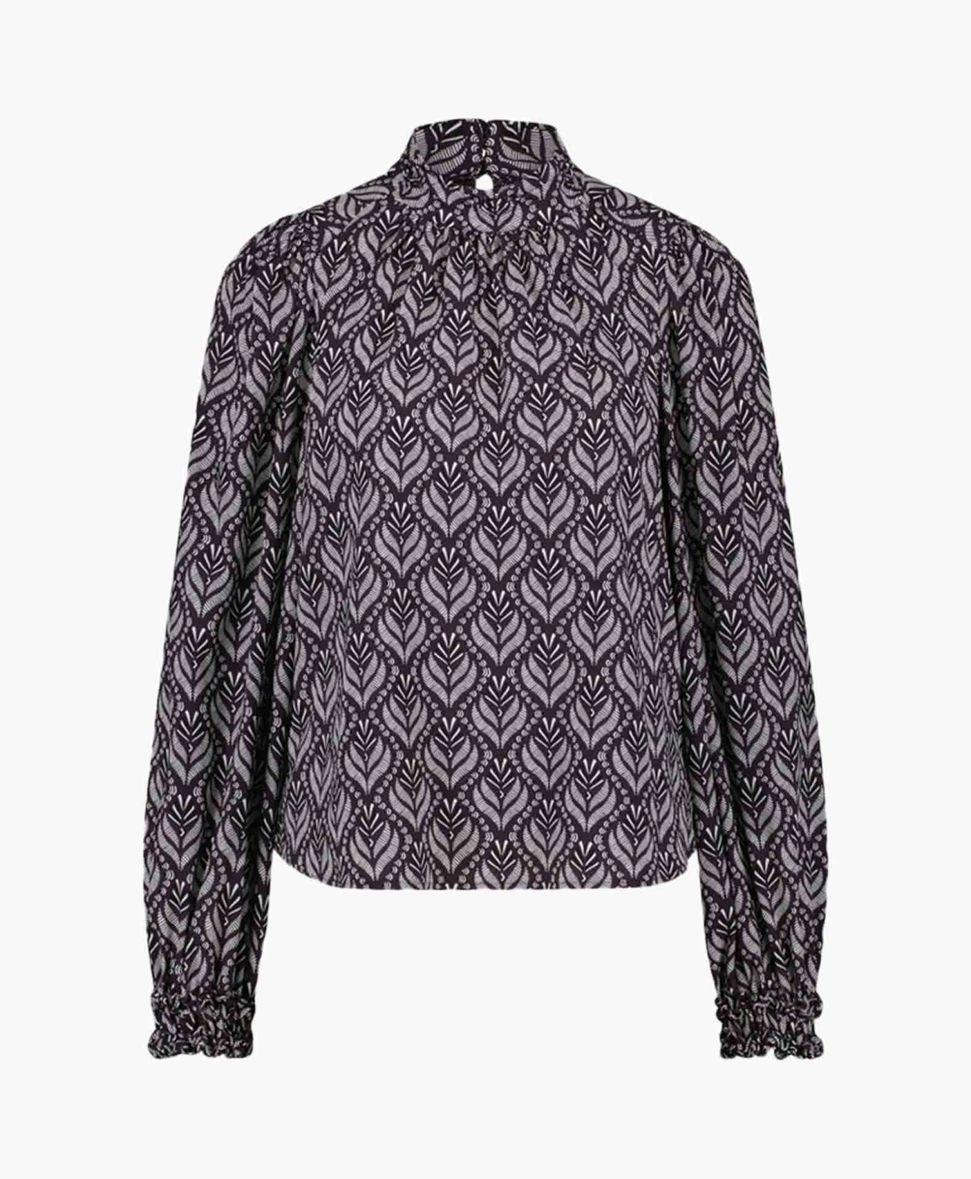 Studio Anneloes Top Lysanne Wallpaper Bruin*Dames T-Shirts & Tops