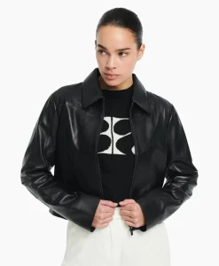 Studioar By Arma Jack Cadena Sheep Soft Waxed Zwart*Dames Jassen