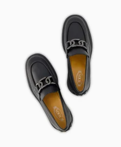 Tod's Tod's Tod's Loafer Gomma Carro Zwart*Dames Instappers