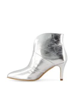 Toral Enkellaars Tl-12804 Zilver*Dames Laarzen