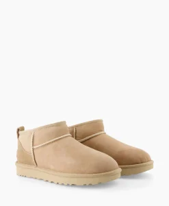Ugg Enkellaars Winterboot Classic Ultra Mini Zand*Dames Laarzen