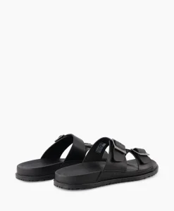 Ugg Sandaal Wainscott Buckle Slide Black Jeans*Heren Sandalen