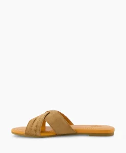 Ugg Sandaal Zonder Hak W Kenleigh Slide Bruin*Dames Sandalen