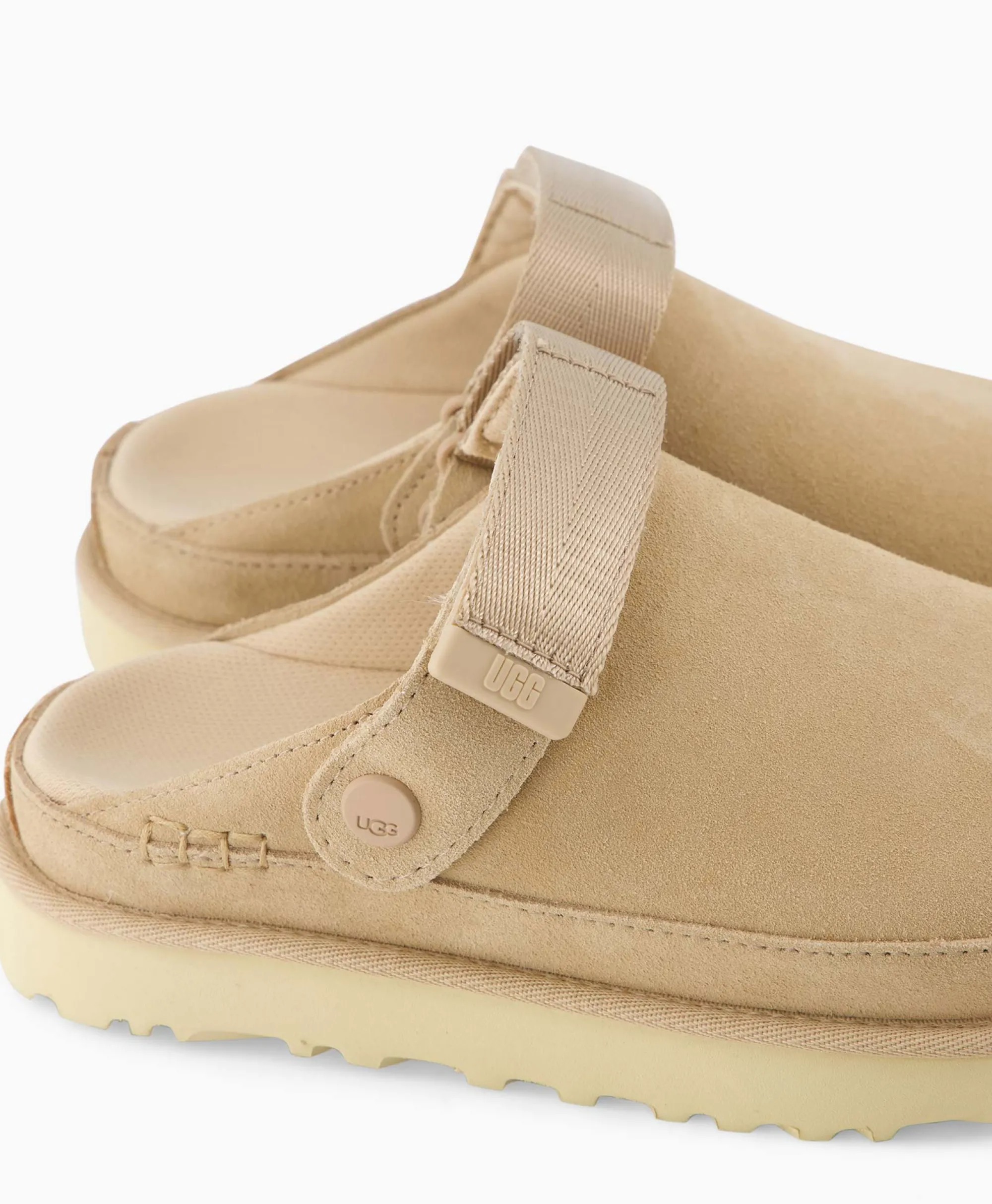 Ugg Sandaal Zonder Hak W Goldenstar Clog Beige*Dames Sandalen