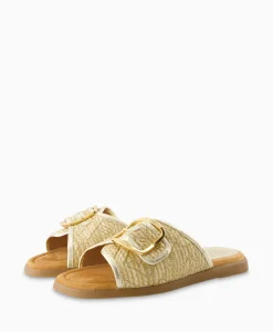 Unisa Sandaal Zonder Hak Crayyu Goud*Dames Sandalen