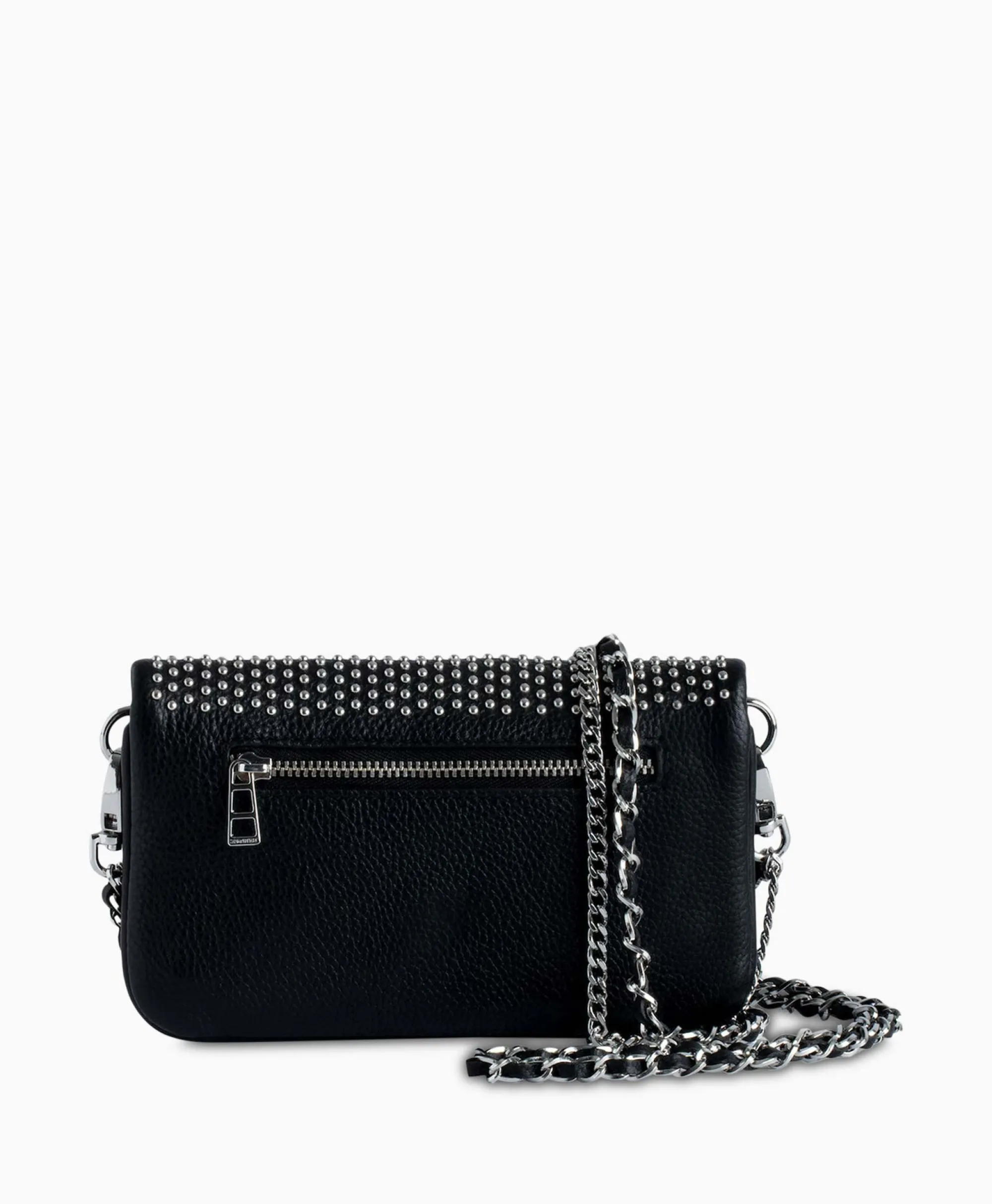 Zadig & Voltaire Zadig & Voltaire Crossbody Tas Rock Nano Plumetis Zwart*Dames Tassen