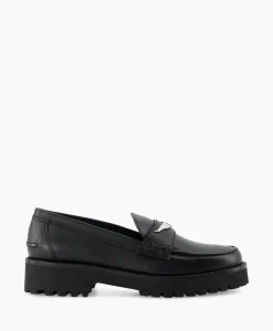 Zadig & Voltaire Zadig & Voltaire Loafer Joecassin Semy-Shiny Calfskin Zwart*Dames Instappers
