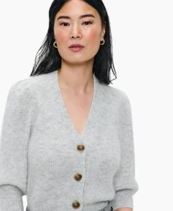 Zenggi Vest Cropped 3/4 Sleeve Licht Grijs*Dames Vesten